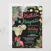 Kerstcocktailparty Mistletoe en Margarita Kaart (Voorkant)