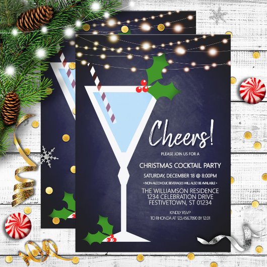 Kerstcocktailparty Uitnodiging