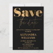 Kerstcocktailparty-uitnodigingen Save the date Kaart (Voorkant)