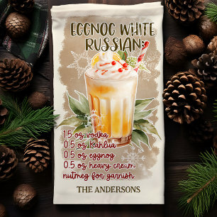 Kerstcocktailrecept Eggnog White Russian Theedoek
