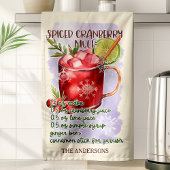 Kerstcocktailrecept Spiced Cranberry Mule Theedoek