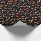 Kerstcocktails Cadeaupapier (Hoek)