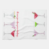 Kerstcocktails Humoureuze prijsopgave Theedoek (Horizontaal)