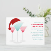 kerstcocktails kaart (Staand voorkant)