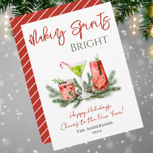 Kerstcocktails om in de feeststemming te komen Hol Feestdagenkaart