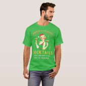 Kerstcocktails T-shirt (Voorkant volledig)