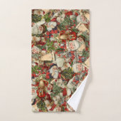 kerstcollage bad handdoek (Handdoek)