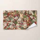 kerstcollage bad handdoek (Handdoek)