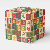 kerstcollage bedankdoosjes (Voorkant Zijde)