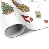 kerstcollage cadeaupapier (Rol Hoek)