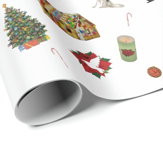 kerstcollage cadeaupapier (Rol Hoek)