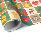 kerstcollage cadeaupapier (Rol Hoek)