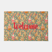 kerstcollage deurmat (Voorkant)