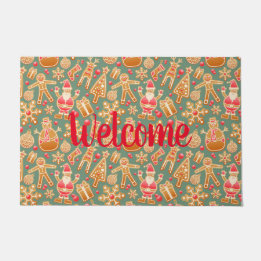 kerstcollage deurmat