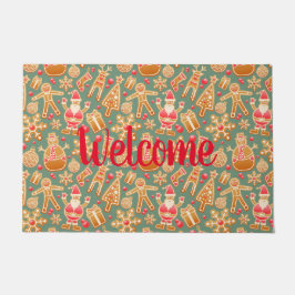 kerstcollage deurmat