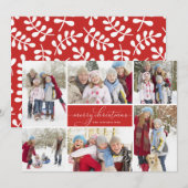kerstcollage feestdagenkaart (Voorkant / Achterkant)