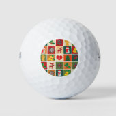 kerstcollage golfballen (Voorkant)