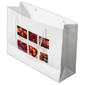 Kerstcollage in rood groot cadeauzakje (Voorkant Gekanteld)