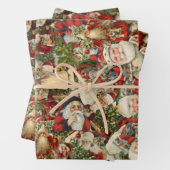 kerstcollage  inpakpapier vel (In situ)