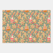 kerstcollage inpakpapier vel (Voorkant)