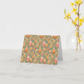 kerstcollage kaart (Gele Bloem)