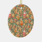 kerstcollage keramisch ornament (Rechts)