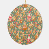 kerstcollage keramisch ornament (Links)