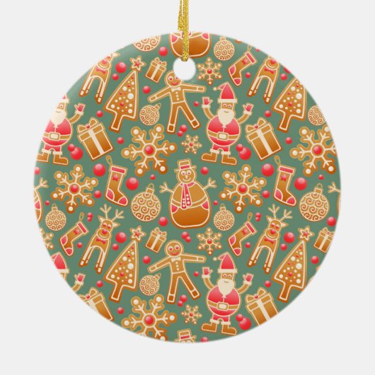 kerstcollage keramisch ornament (Achterkant)