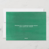 Kerstcollage Kerst Fotokaart Groen Feestdagenkaart (Achterkant)