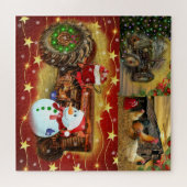 kerstcollage legpuzzel (Horizontaal)