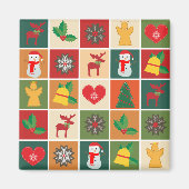 kerstcollage magneet (Voorkant)