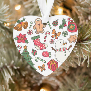kerstcollage op maat ornament
