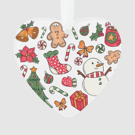 kerstcollage op maat ornament (voorkant)