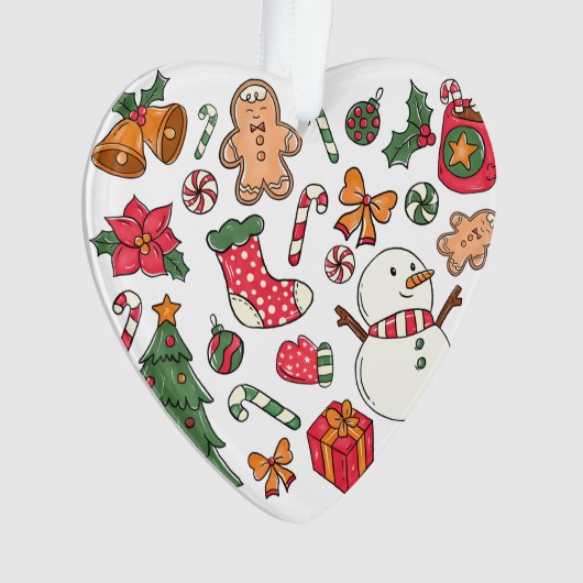 kerstcollage op maat ornament (voorkant)