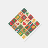 kerstcollage servet (Hoek)