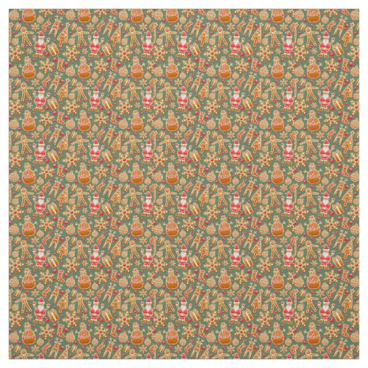 kerstcollage stof (Swatch)