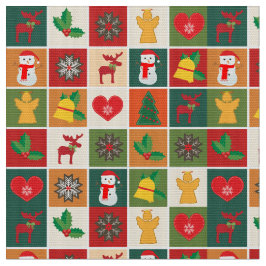 kerstcollage stof