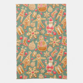 kerstcollage theedoek