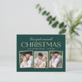 Kerstcollage Vakantiefoto Kaart Ansichtkaart (Staand voorkant)