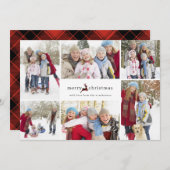 kerstcollage voor feestdagen feestdagenkaart (Voorkant / Achterkant)