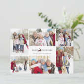 kerstcollage voor feestdagen feestdagenkaart (Staand voorkant)