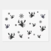 kerstcollages — papierbladen voor het verpakken inpakpapier vel (Voorkant 3)