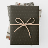 kerstCollectie | Groene cedar, peperstuk, streep Inpakpapier Vel (In situ)