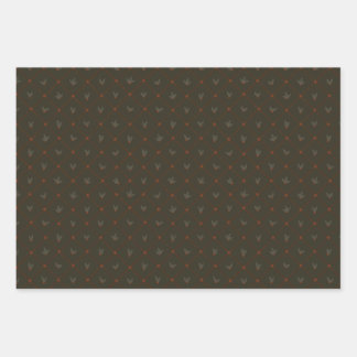 kerstCollectie | Holly, Floral, Stripes Inpakpapier Vel