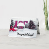 Kerstcollectie Joy Glass Ball Kaart (Voorkant)