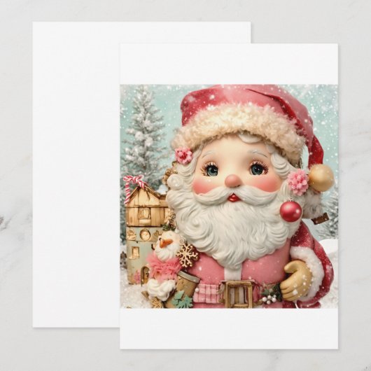 kerstcollectie kaart (Voorkant / Achterkant)