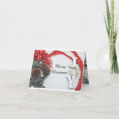 Kerstcollectie met Vreugde en Lint Kaart (Voorkant)