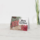 Kerstcollectie met Vreugde & Krans Kaart (Voorkant)