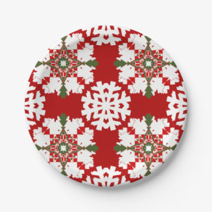 kerstCollectie Papieren Bordje