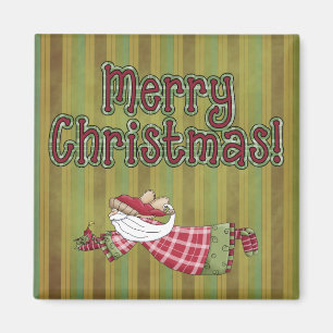 kerstCollectie Santa Angel Fridge Magnet